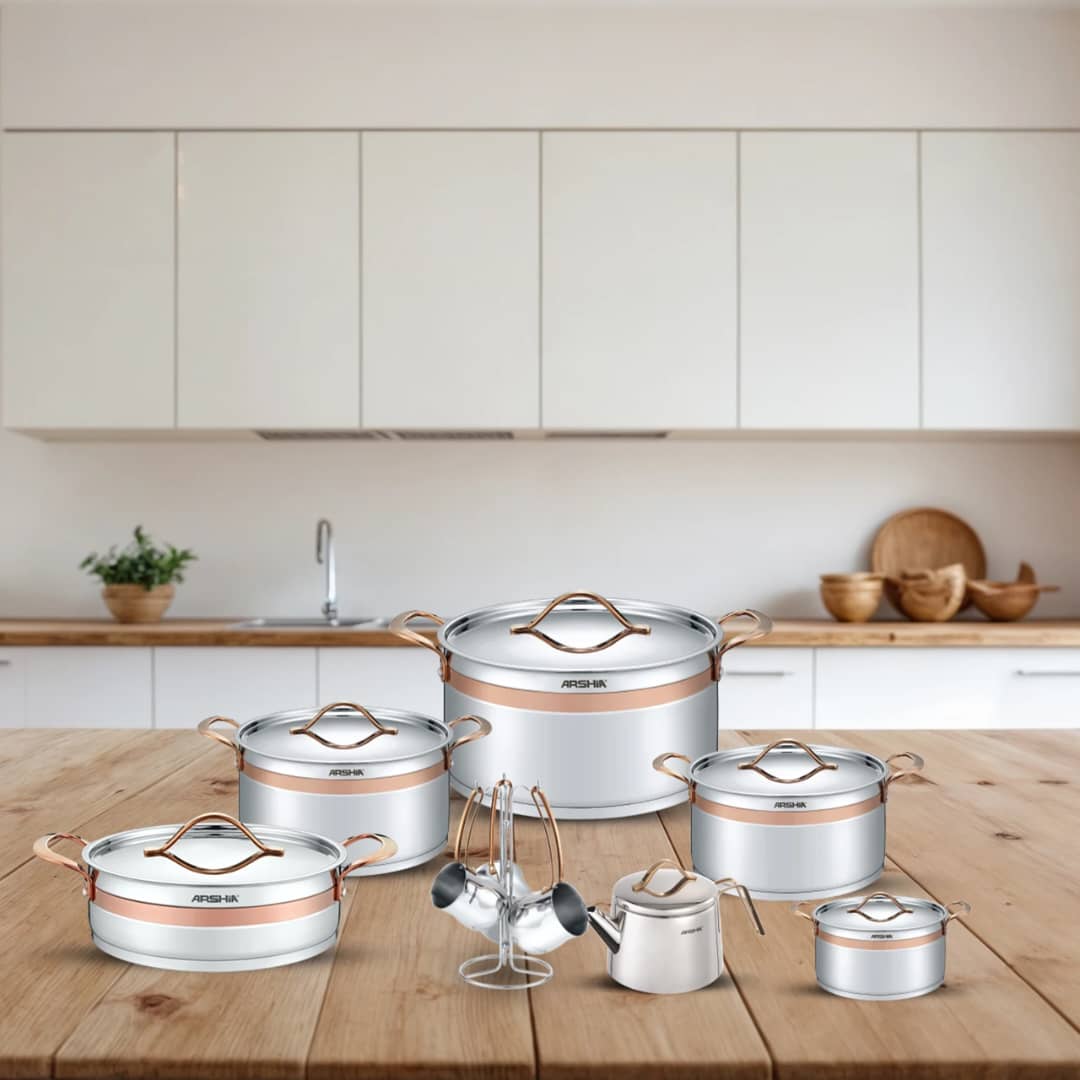 Casseroles en acier inoxydable