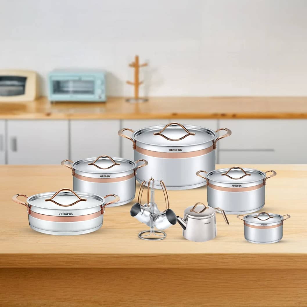 Casseroles en acier inoxydable